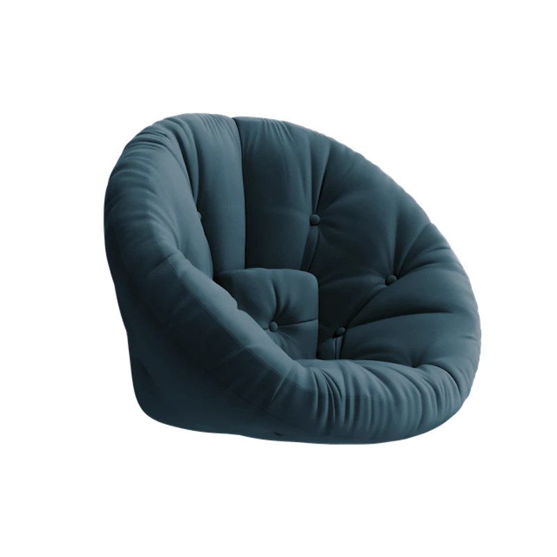 Nido Armchair 757 Petrol Blue