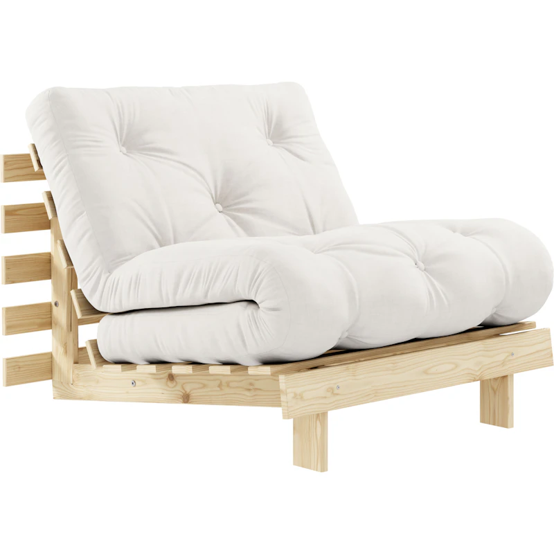 Roots 90 Loungesessel, Kiefernholz / Natur