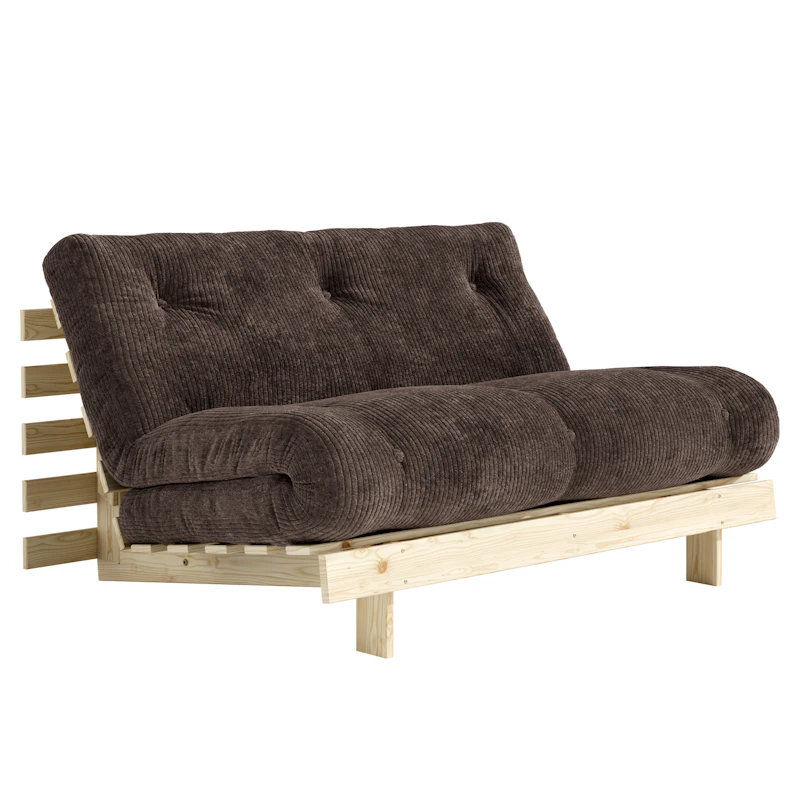 Roots Bettsofa 140x200 cm, Dark Cocoa