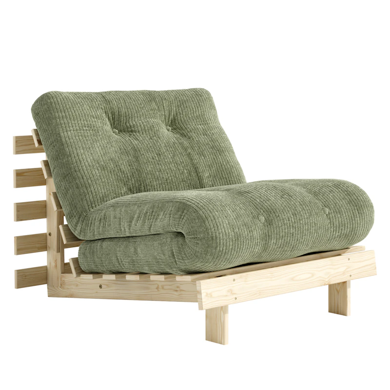 Roots Schlafsessel 90x200 cm, Khaki Green