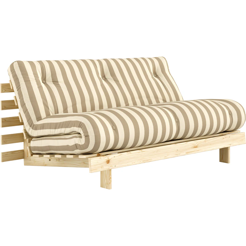 Roots Bettsofa 160x200 cm, Cremefarben / Sand