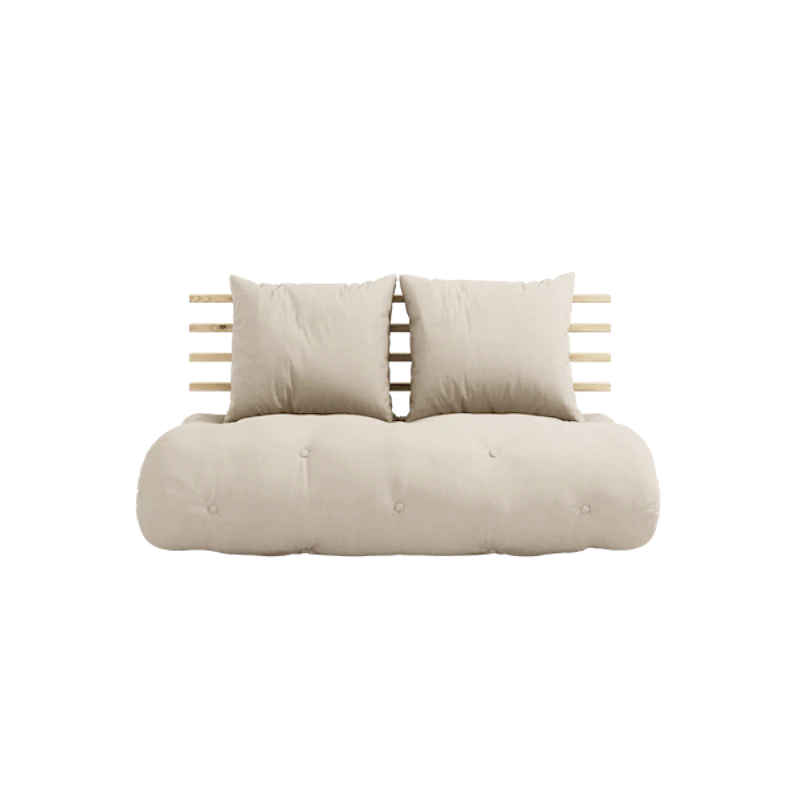 Shin Sano Sofa With Mattress Beige/Raw