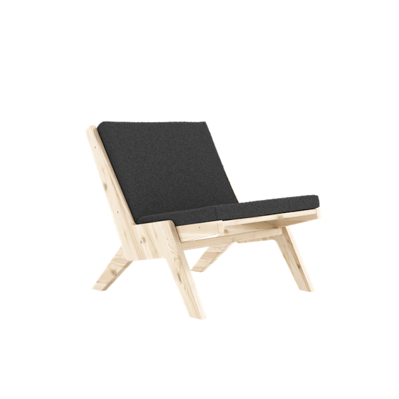 Sway Armchair 621 Midnight Grey/Raw
