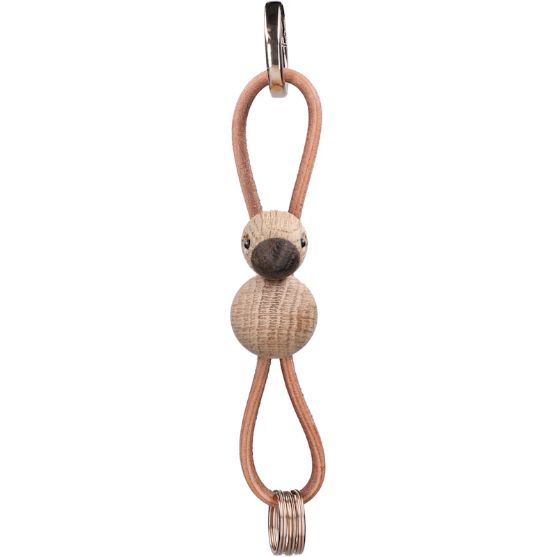 Schlüsselbund Eiche / Gold