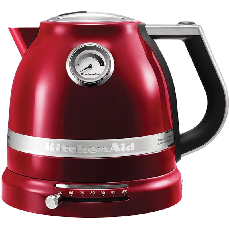 5KEK1522ECA Wasserkocher Artisan 1,5L Mit Verstellbarer Temperatur, Red Metallic