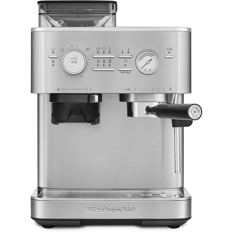 5KES6551ESX Halbautomatische Espressomaschine Mit Kaffeemühle, Edelstahl