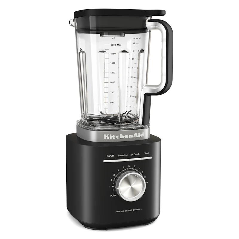 Pure Power Mixer Mit Plastikkännchen 2 L, Schwarzmatt