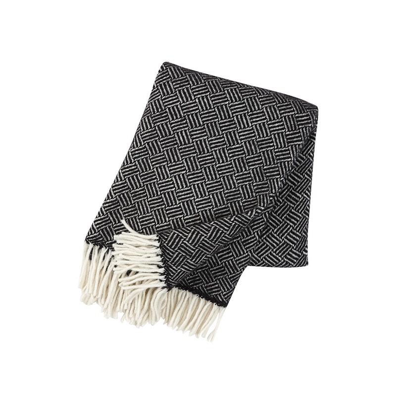 Samba Plaid 130x200 cm, Schwarz