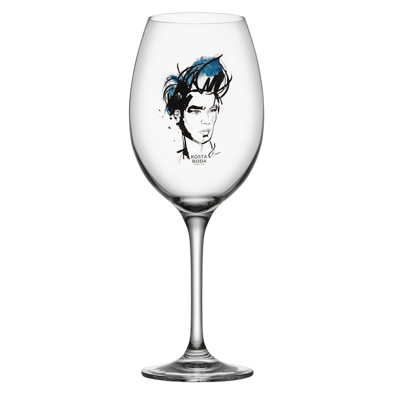 All About You Weinglas 52 cl 2-er Set, Miss Him