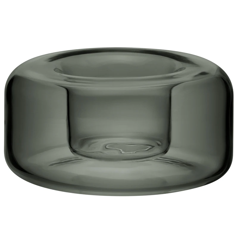 Happy Kerzenhalter 4,7 cm, Anthrazit