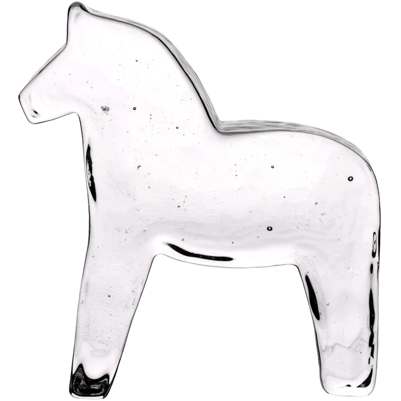 Kosta Pferd 16 cm, Transparent