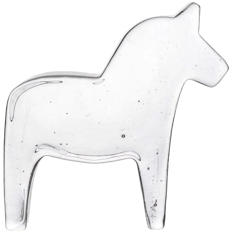 Kosta Pferd 20 cm, Transparent