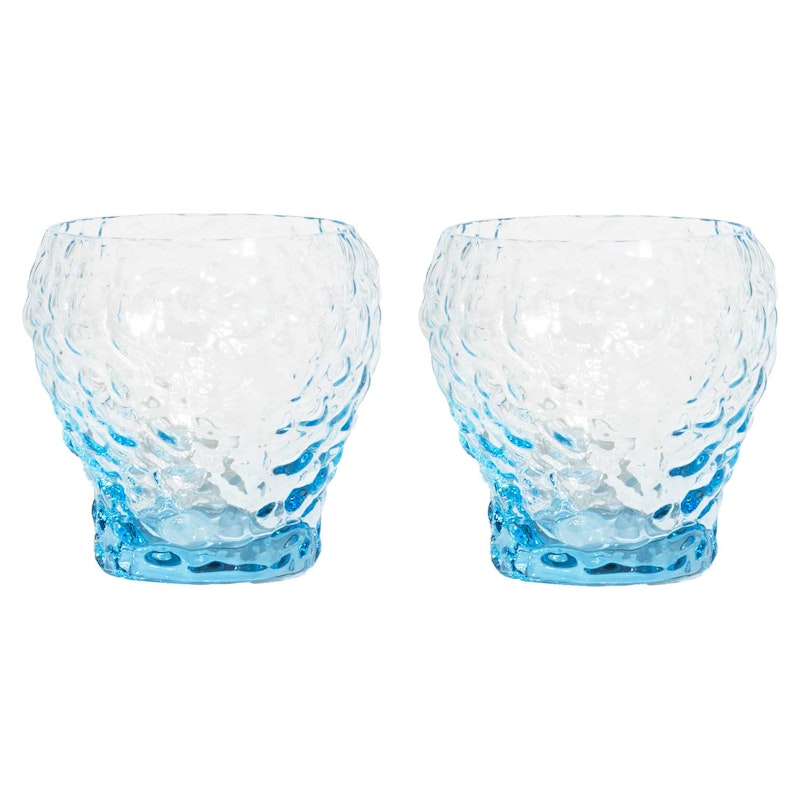 Moss Becher 33 cl 2-er Set, Blau