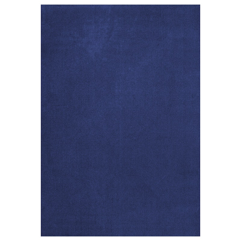Classic Solid Wollteppich 300x400 cm, Blue Fonce