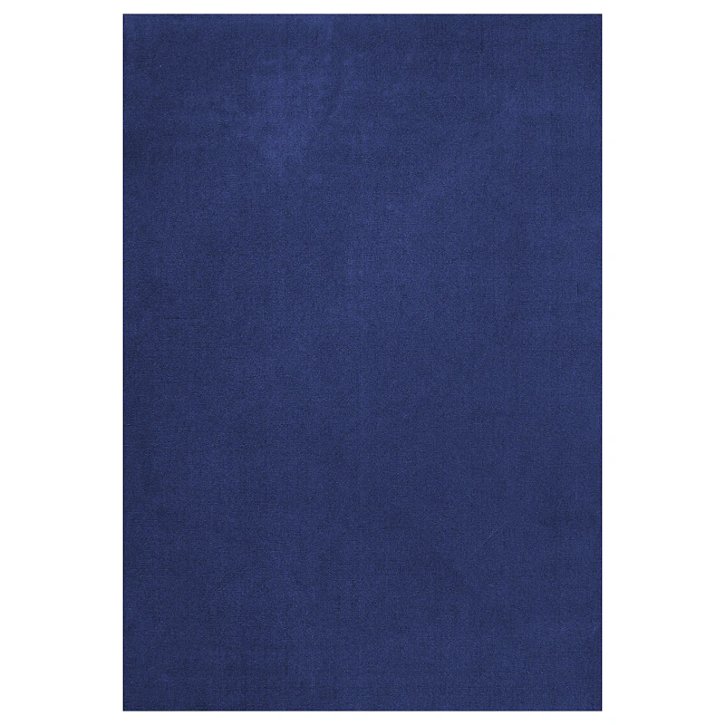 Classic Solid Wollteppich 300x400 cm, Blue Fonce