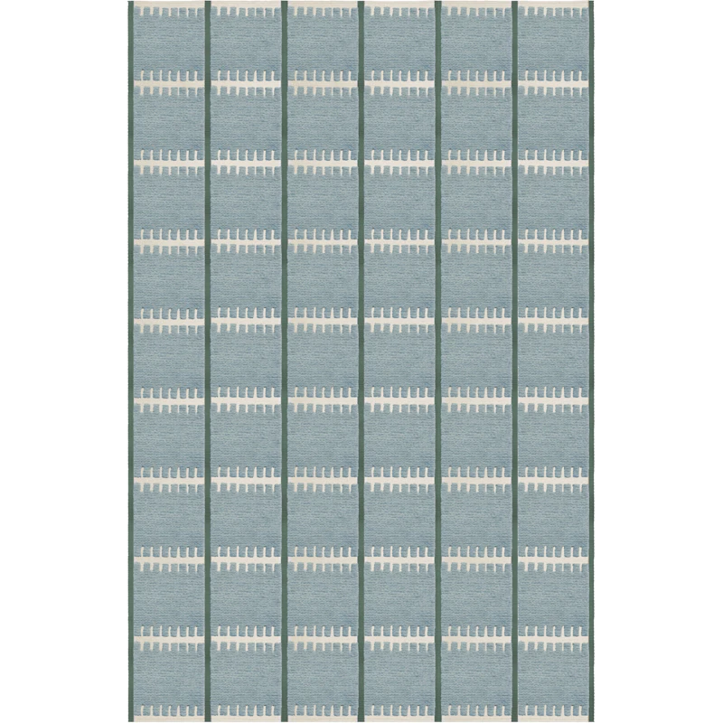 Lilly Wollteppich 300x400 cm, Blau