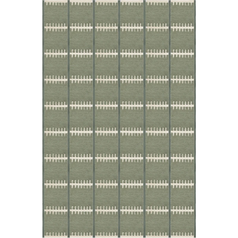 Lilly Wollteppich 180x270 cm, Grün