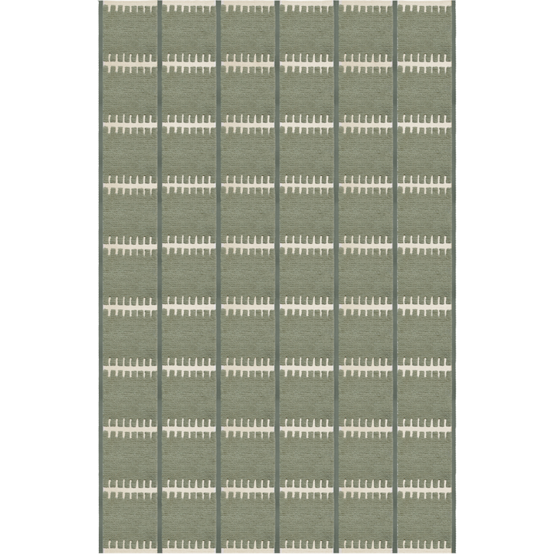 Lilly Wollteppich 200x300 cm, Grün