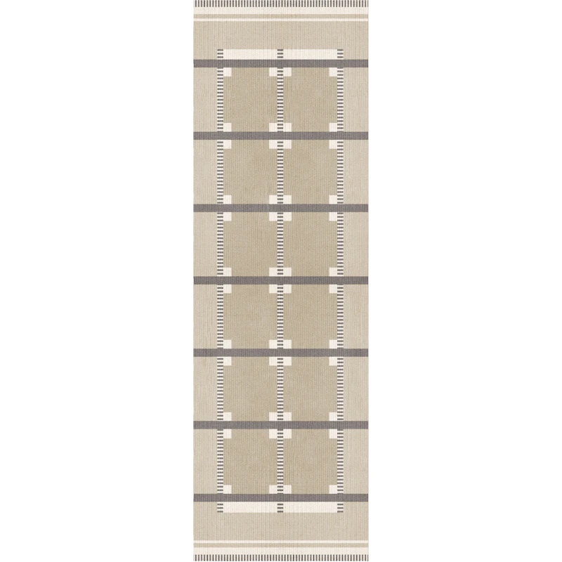 Röllakan Ruth Wollteppich 75x240 cm, Almond