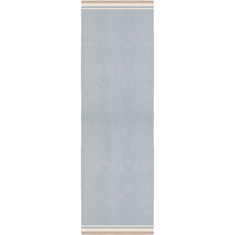 Röllakan Solid Wollteppich 75x240 cm, Sky Blue
