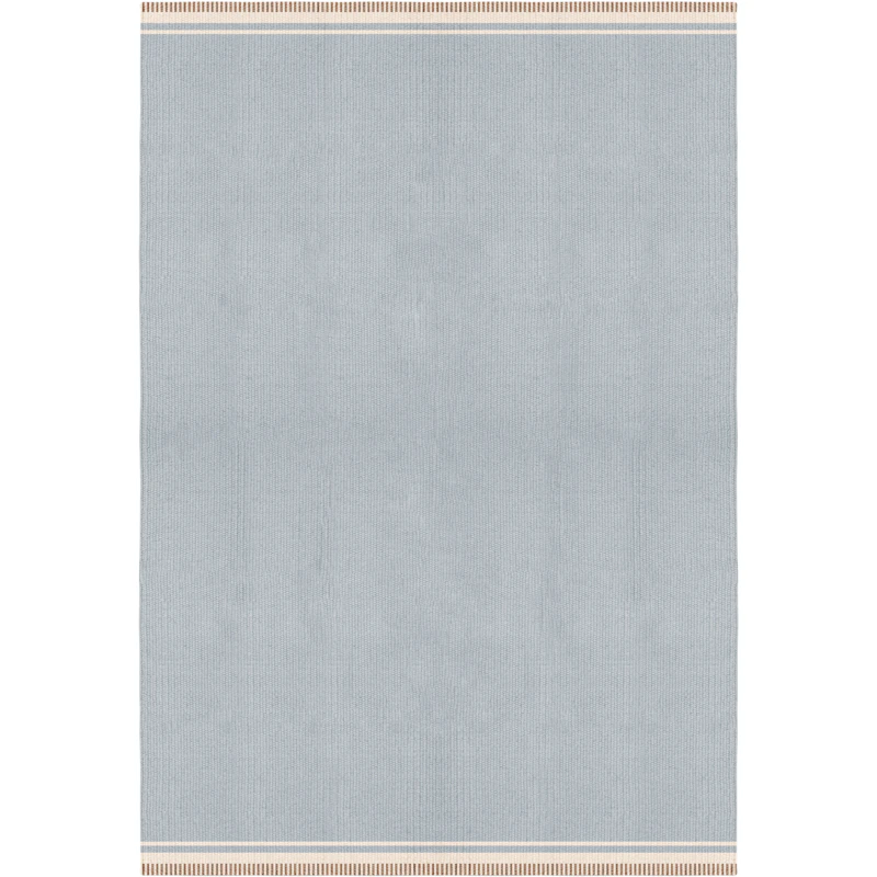 Röllakan Solid Wollteppich 180x270 cm, Sky Blue