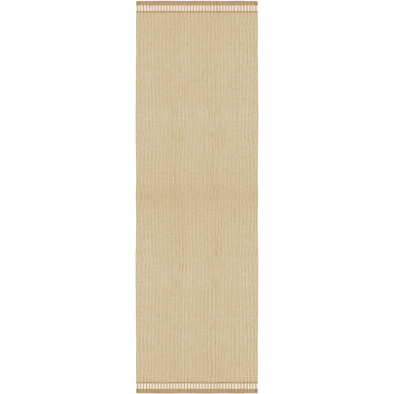 Röllakan Solid Wollteppich 80x300 cm, Mariegold