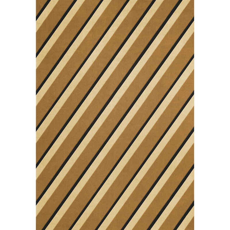Teklan Diagonal Wollteppich 300x400 cm, Sand