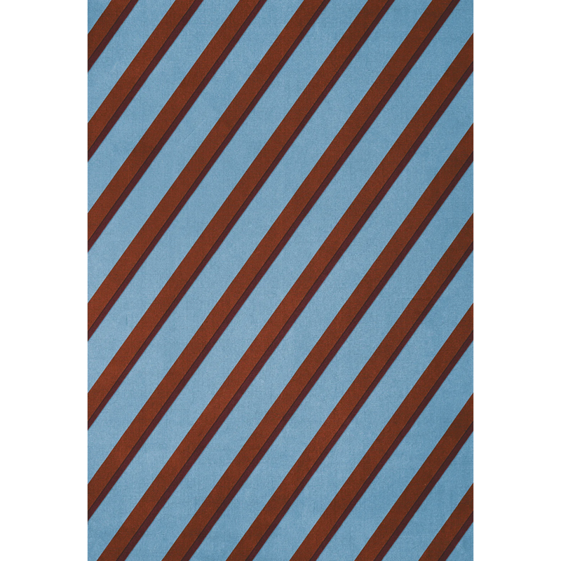 Teklan Diagonal Wollteppich 200x300 cm, Sky