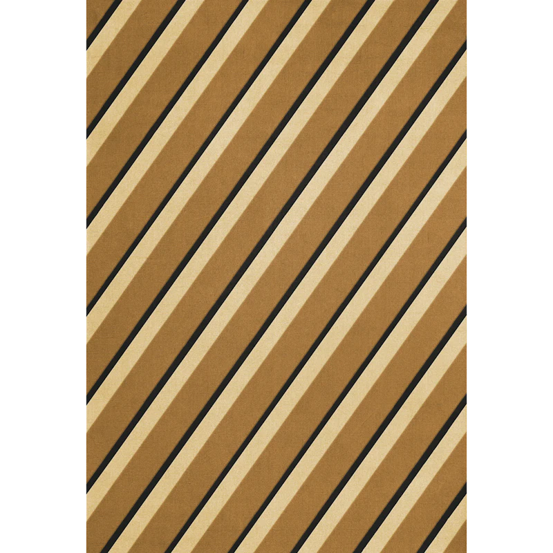 Teklan Diagonal Wollteppich 250x350 cm, Sand