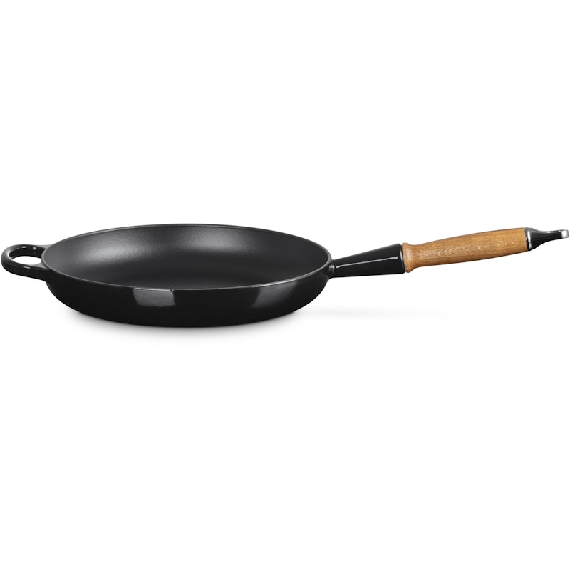 Signature Bratpfanne Mit Holzgriff 28 cm, Schwarz