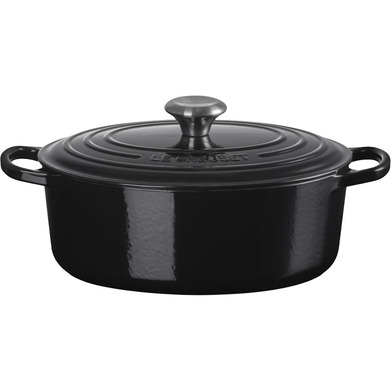 Signature Topf Oval 27 cm, Schwarz