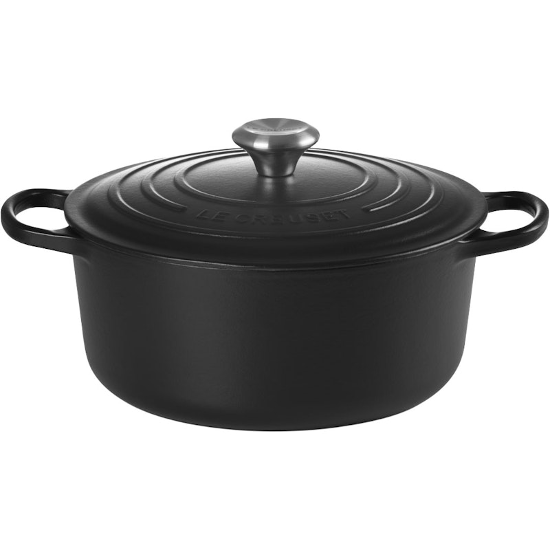 Signature Topf Rund 26 cm, Schwarzmatt
