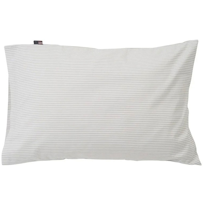 Baby Pin Point Kissenbezug 35x55 cm, Beige / Weiß