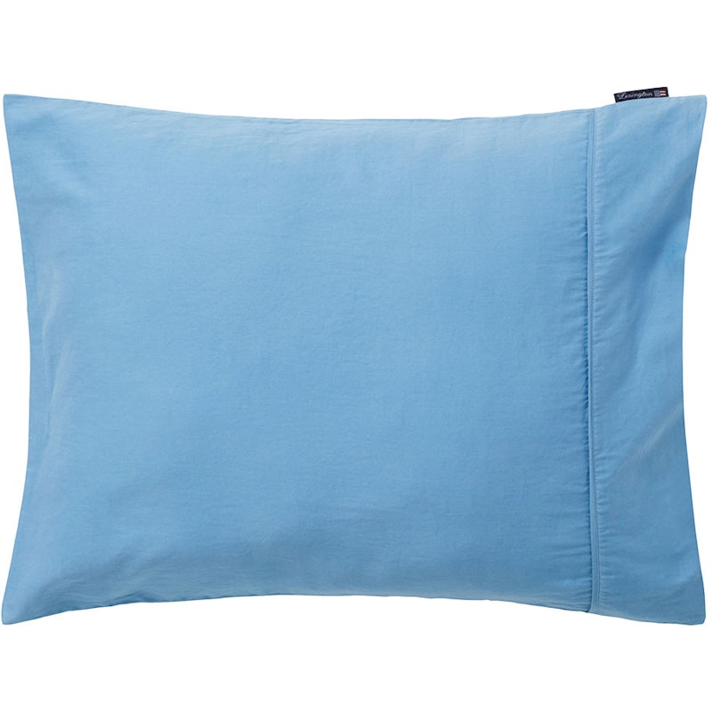 Washed Cotton Sateen Kissenbezug 50x60 cm, Blue Sky