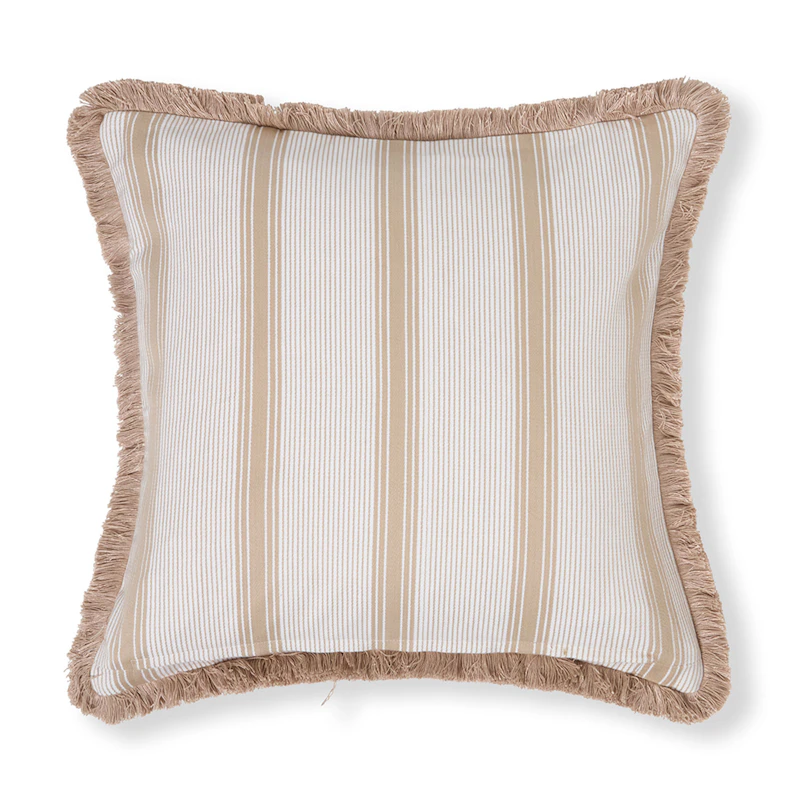 Kissenbezug Gestreift 50x50 cm, Beige