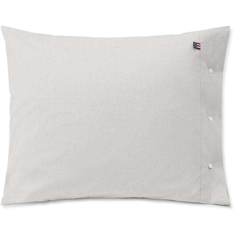 Pin Point Gray Cotton Kissenbezug, 50x60 cm