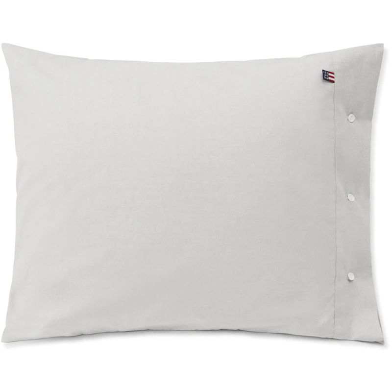 Pin Point Gray Cotton Kissenbezug, 65x65 cm