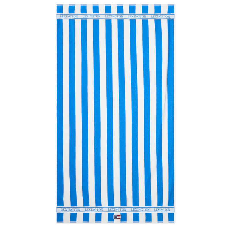 Strandtuch Gestreift, Blau
