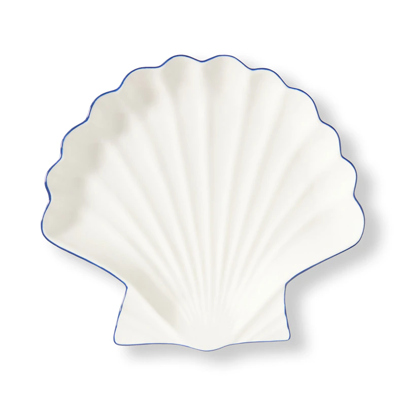 Teller Muschelförmig 34,5 x 31,5 cm