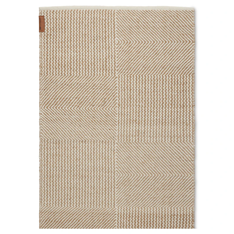 Teppich Jute / Wolle 170x240 cm