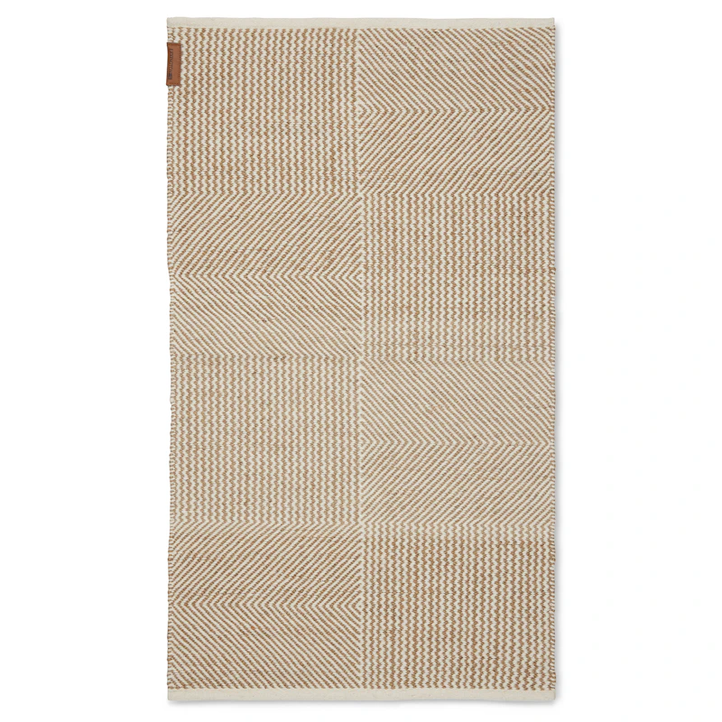 Teppich Jute / Wolle 70x130 cm