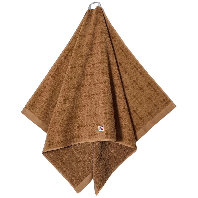 Jacquard Velourshandtuch 100x150 cm, Fudge