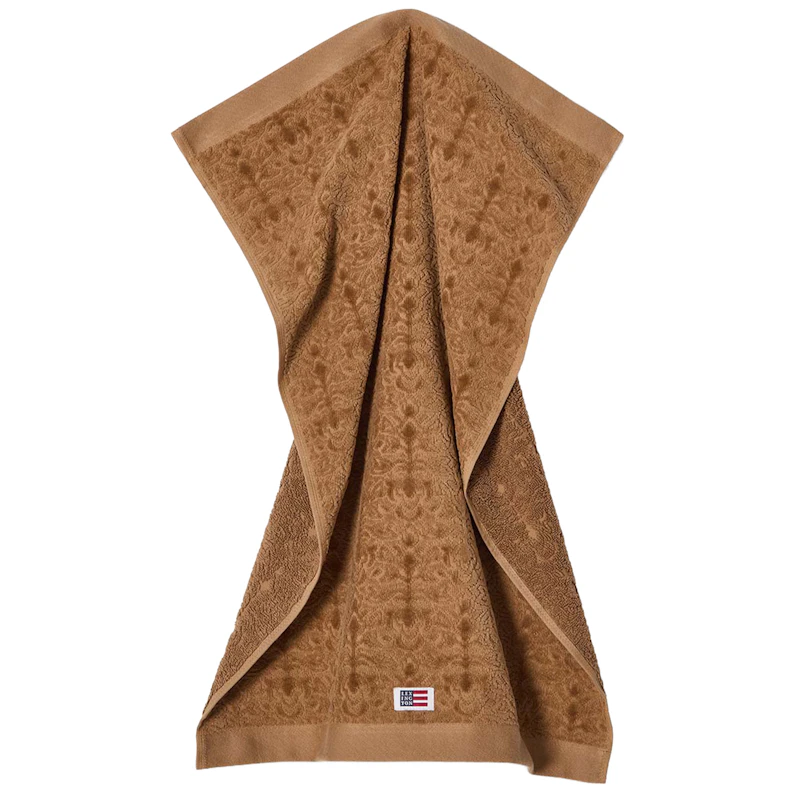 Jacquard Velourshandtuch 30x50 cm, Fudge
