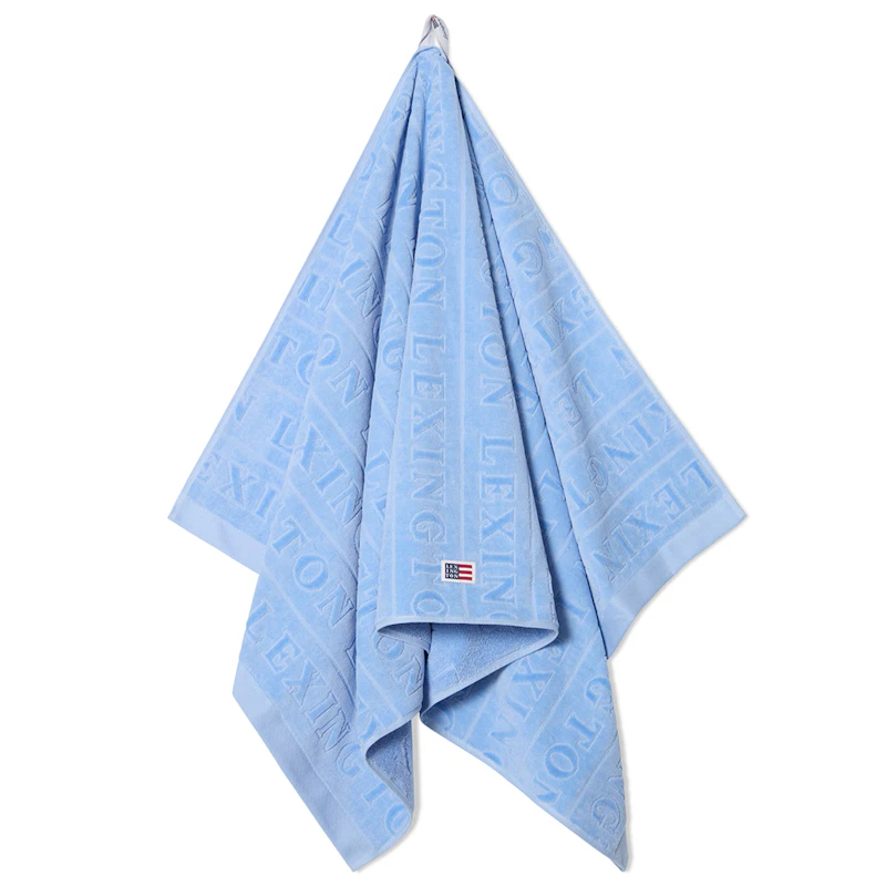 Velour Jacquard Handtuch 70x130 cm, Blue Sky