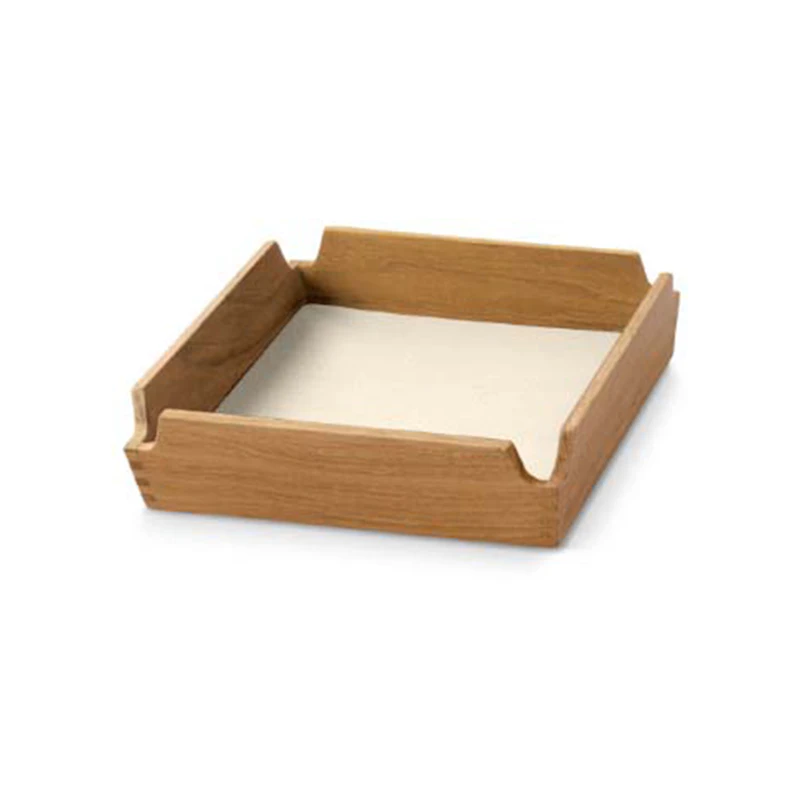 Airy Teak Tablett Mini, Vanilla