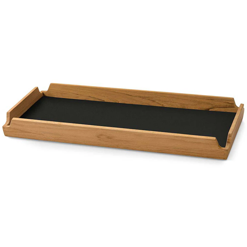Airy Teak Tablett Slim, Black Ink