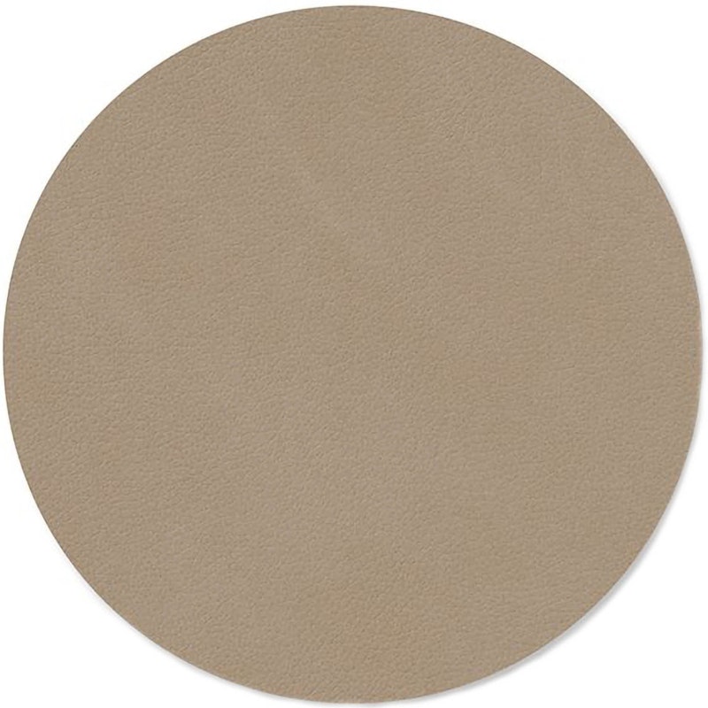 Circle Glasuntersetzer Nupo 10 cm, Clay Brown
