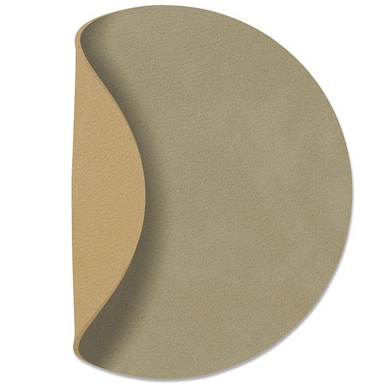 Circle Wendbarer Glasuntersetzer 10 cm, Herbal Dust/Khaki