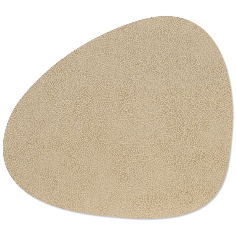 Curve Hippo Tischset L, 37x44 cm/ Sand