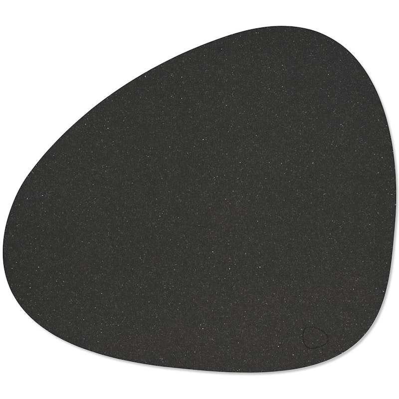 Curve L Tischset Core 37x44 cm, Flecked Anthracite